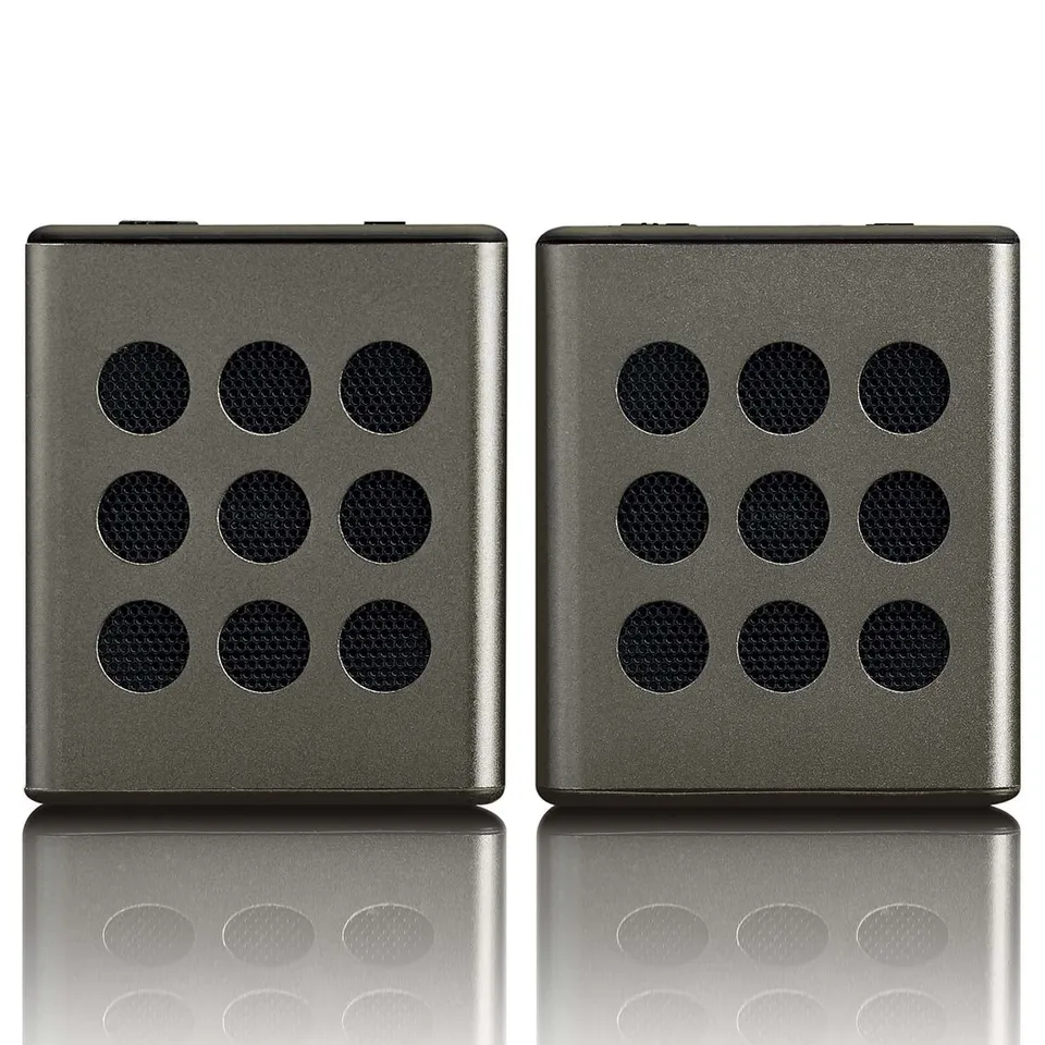 lenco-btp-200bk-bluetooth-stereo-lautsprecher-set-grau-2x-speaker image 1