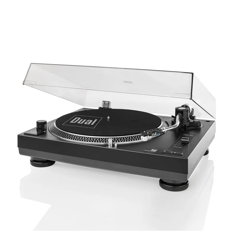 dual-dtj-301-1-usb-dj-plattenspieler-direktantrieb-pitch-schwarz-mit-at3600 image 1
