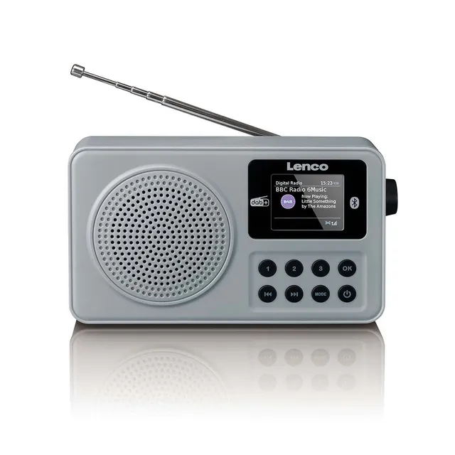 lenco-pdr-034gy-grau-tragbares-dab-fm-radio-mit-bluetooth image 1