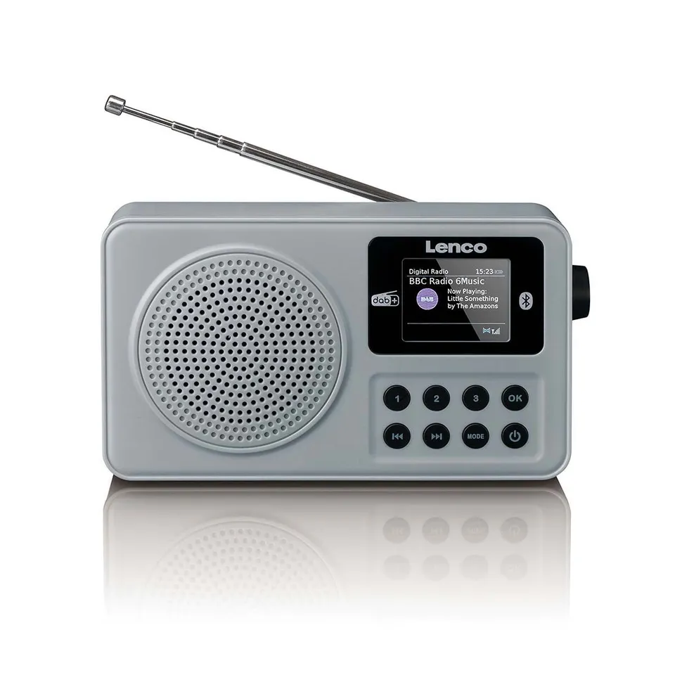 lenco-pdr-034gy-grau-tragbares-dab-fm-radio-mit-bluetooth image 1