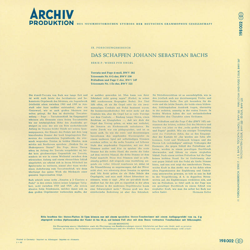 revox-johann-sebastian-bach-organ-works-orgelwerke-helmut-walcha image 4