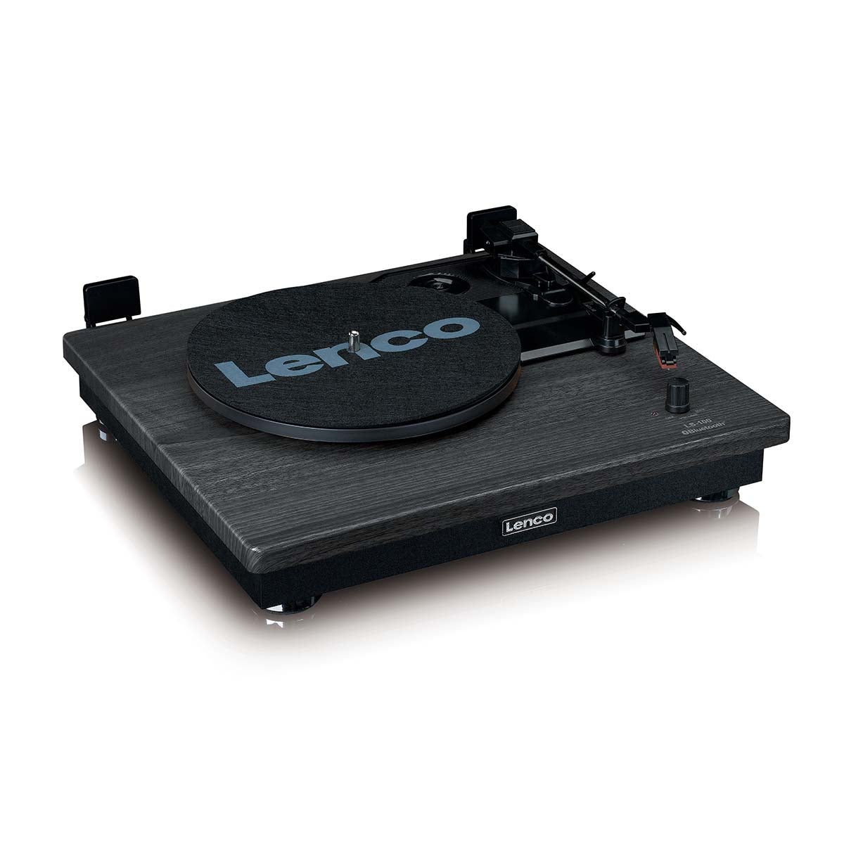lenco-ls-100bk-plattenspieler-mit-bluetooth-und-2-externen-lautsprechern-schwarz image 6
