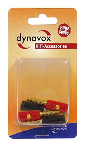 dynavox-bananen-federstecker-vergoldet-4er-set-rot-schwarz image 6