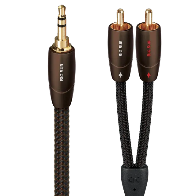 audioquest-big-sur-3-5-mm-mini-auf-rca-massive-perfect-surface-copper-leiter-met image 1