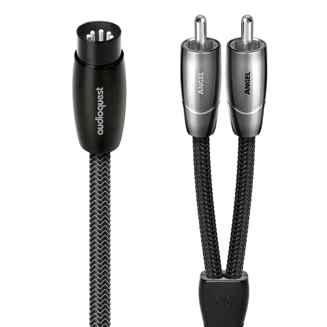 audioquest-angel-5-poliger-din-auf-rca-massive-perfect-surface-silver-leiter-car image 1