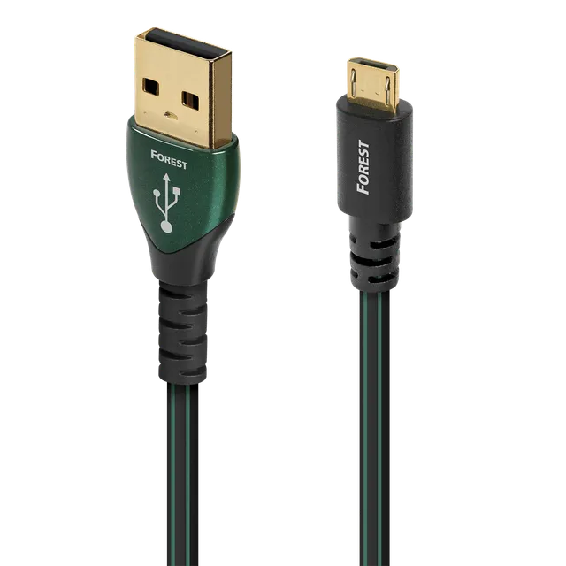 audioquest-forest-usb-a-micro-b-2-0-kabel-0-5-silberleiter-halbfest-konzentrisch image 1