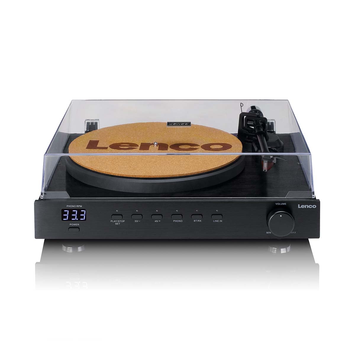 lenco-ls-700bk-high-power-hifi-plattenspieler-mit-lautsprechern-und-ortofon-2m-r image 2