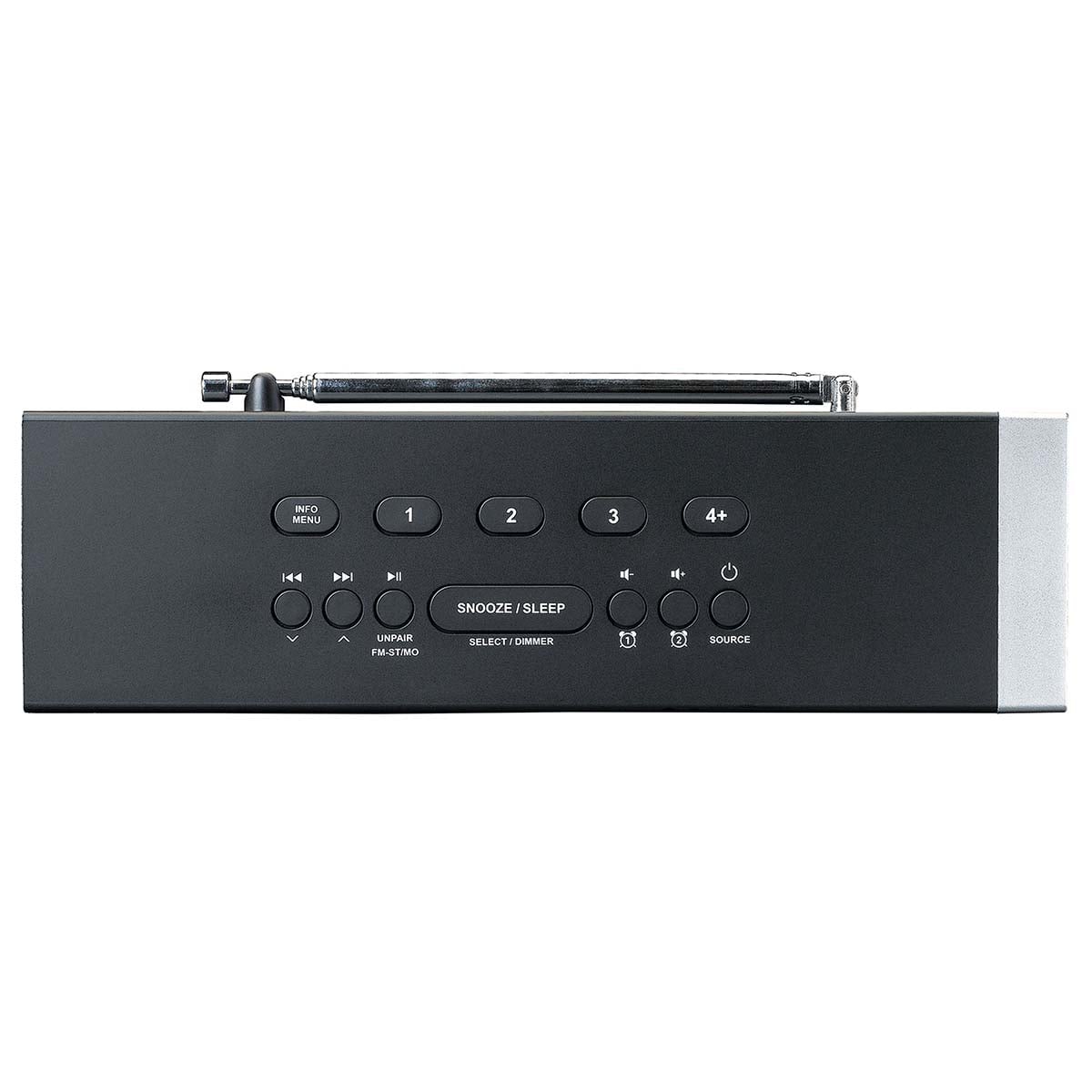 lenco-cr-640-stereo-dab-fm-wecker-radio-mit-bluetooth-usb-ladeport-und-aux-schwa image 7