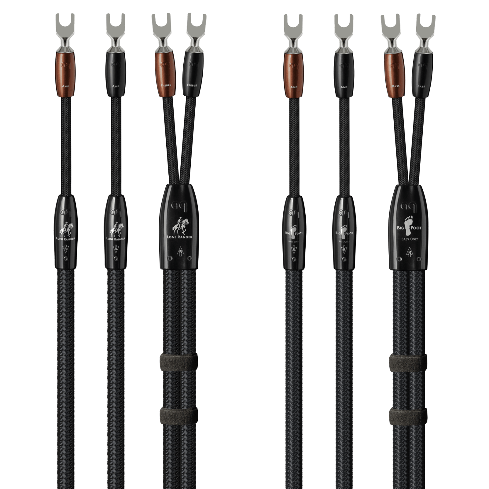 audioquest-lone-ranger-bigfoot-biwire-combo-bi-wiring-lautsprecherkabel-2-5-m image 8