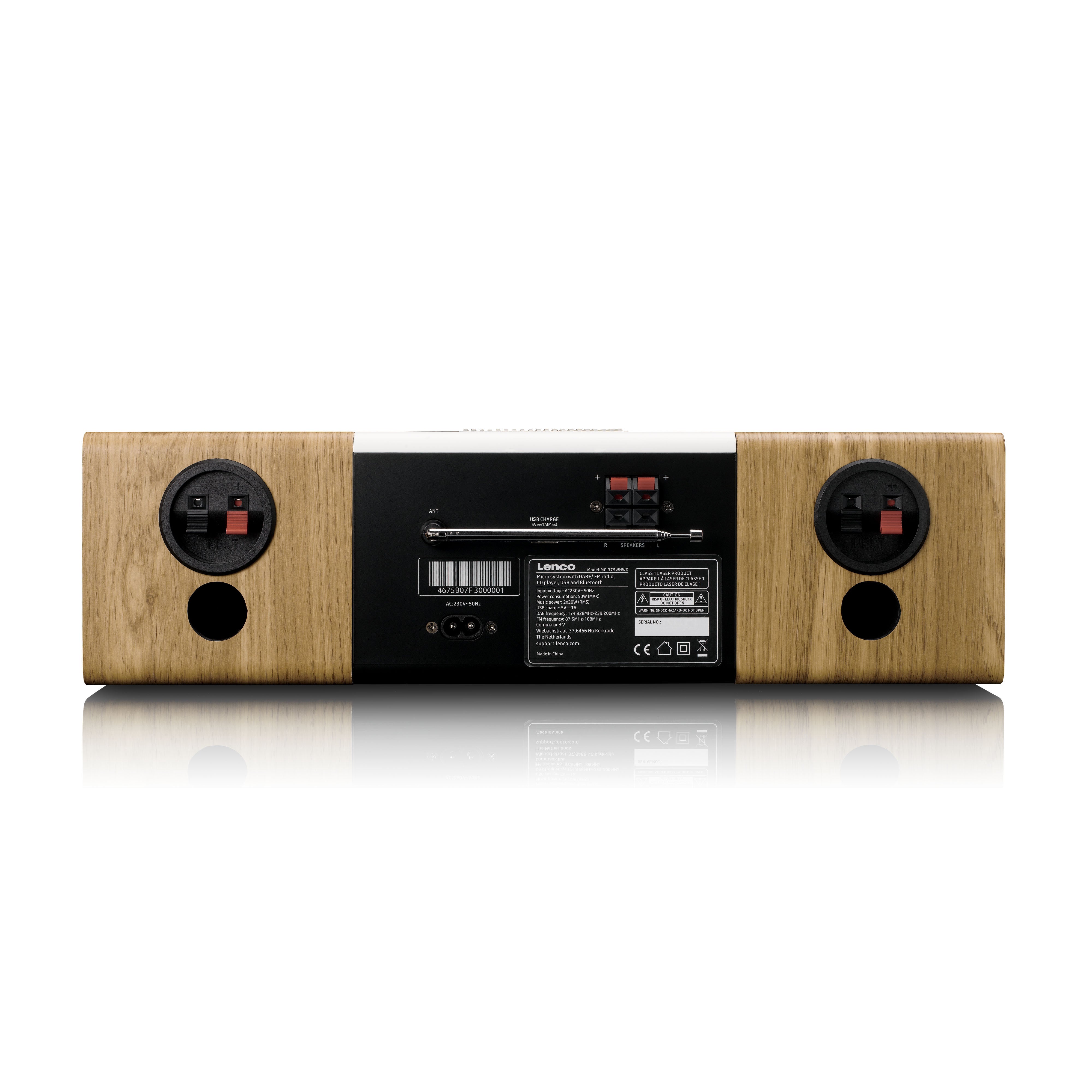 lenco-mc-375whwd-hifi-stereoanlage-dab-fm-radio-bluetooth-cd-player-und-kabellos image 6
