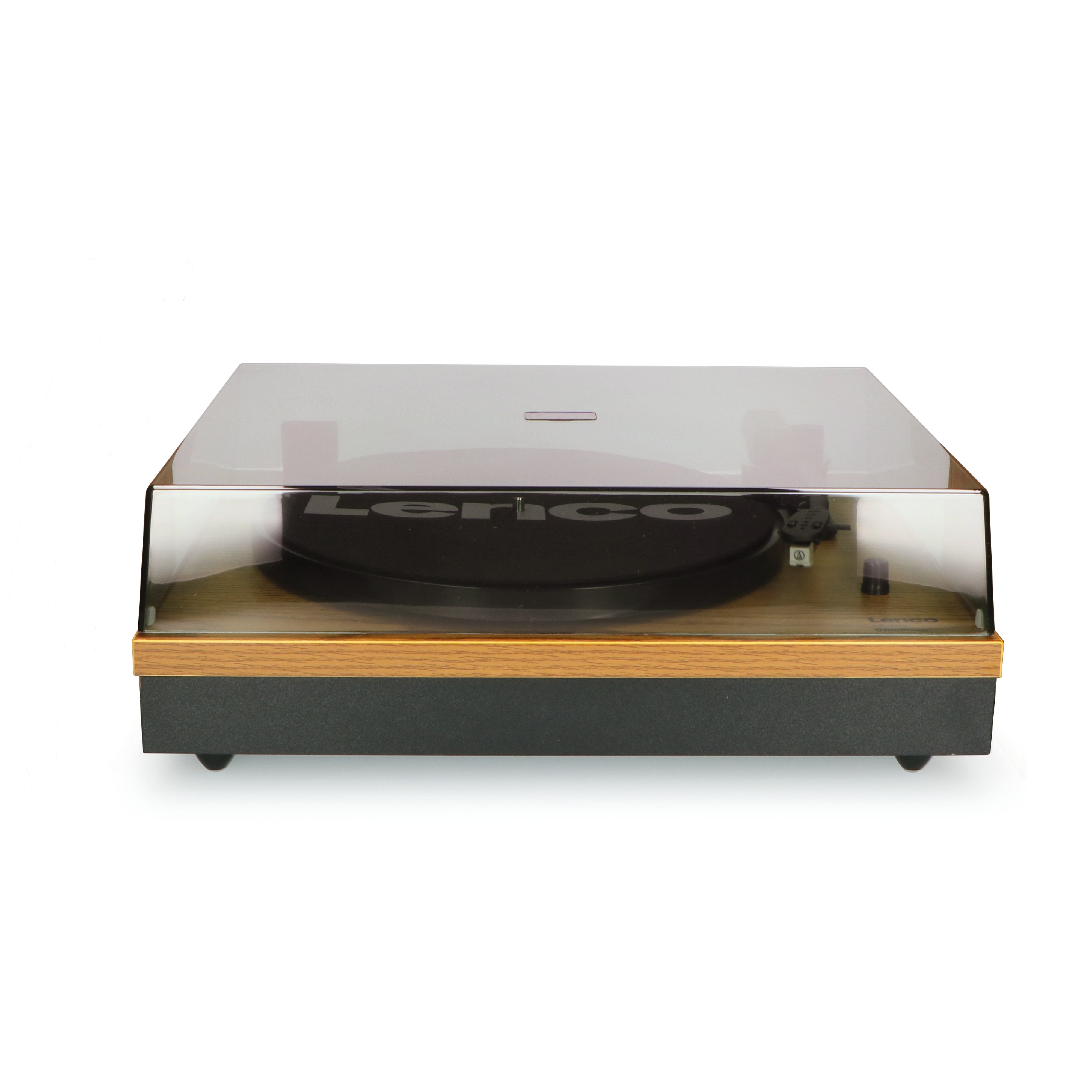 lenco-ls-300wd-plattenspieler-mit-bluetooth-und-2-externen-holz-lautsprechern-ho image 2