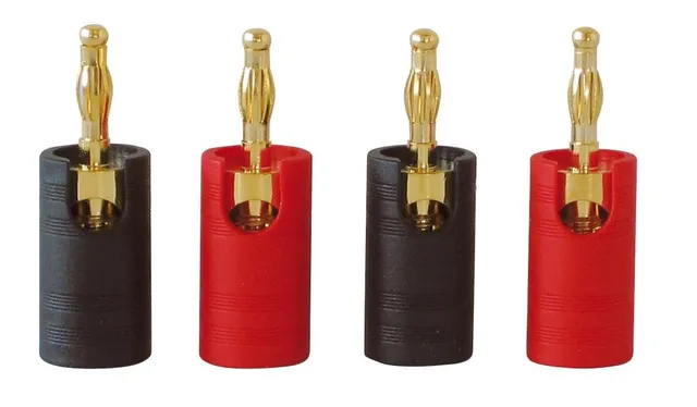 dynavox-img-1-bananenhohlstecker-4er-set-2x-rot-2x-schwarz-vergoldet image 1
