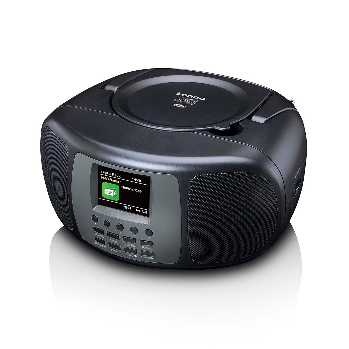 lenco-scd-860bk-tragbares-dab-fm-radio-mit-bluetooth-und-cd-schwarz image 7