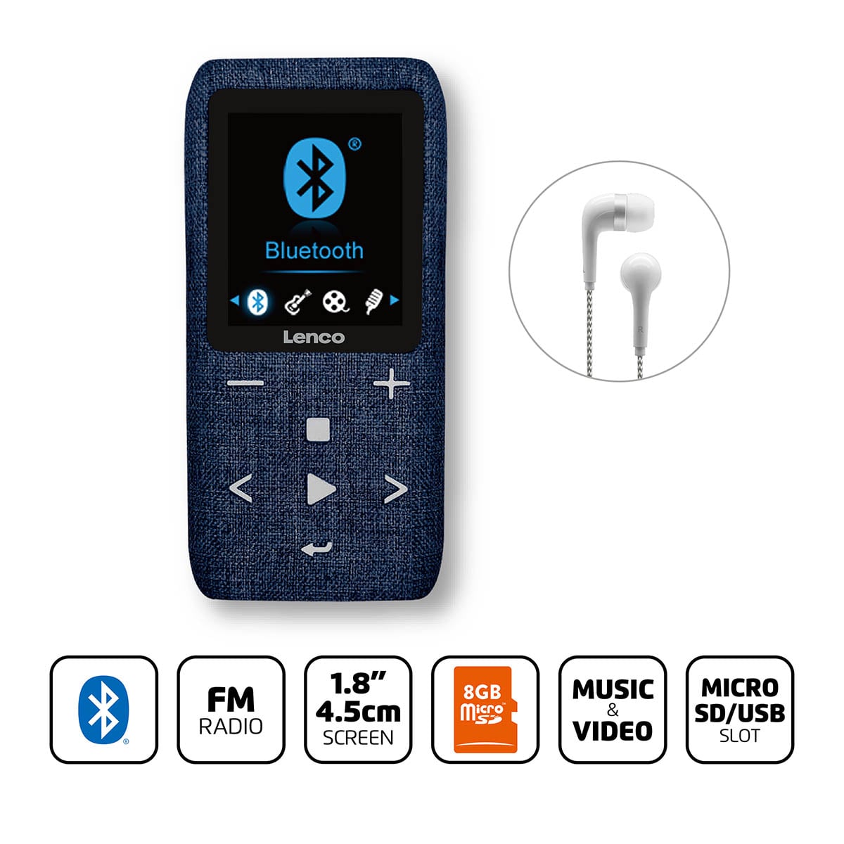 lenco-xemio-861bu-mp3-mp4-player-bluetooth-8gb-blau image 7