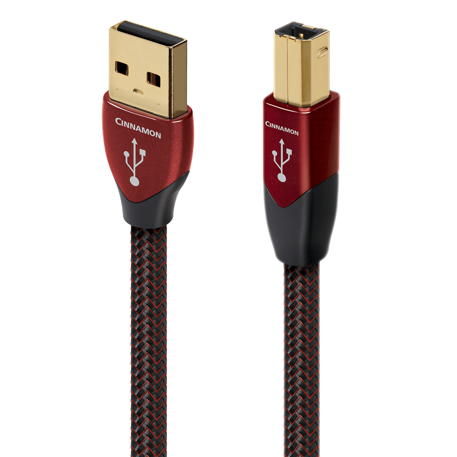 audioquest-cinnamon-usb-a-b-digitalkabel-mit-1-25-massivem-silber image 1