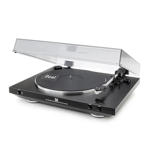 dual-dt-400-usb-vollautomatik-plattenspieler-33-45-mit-magnet-system-schwarz image 1