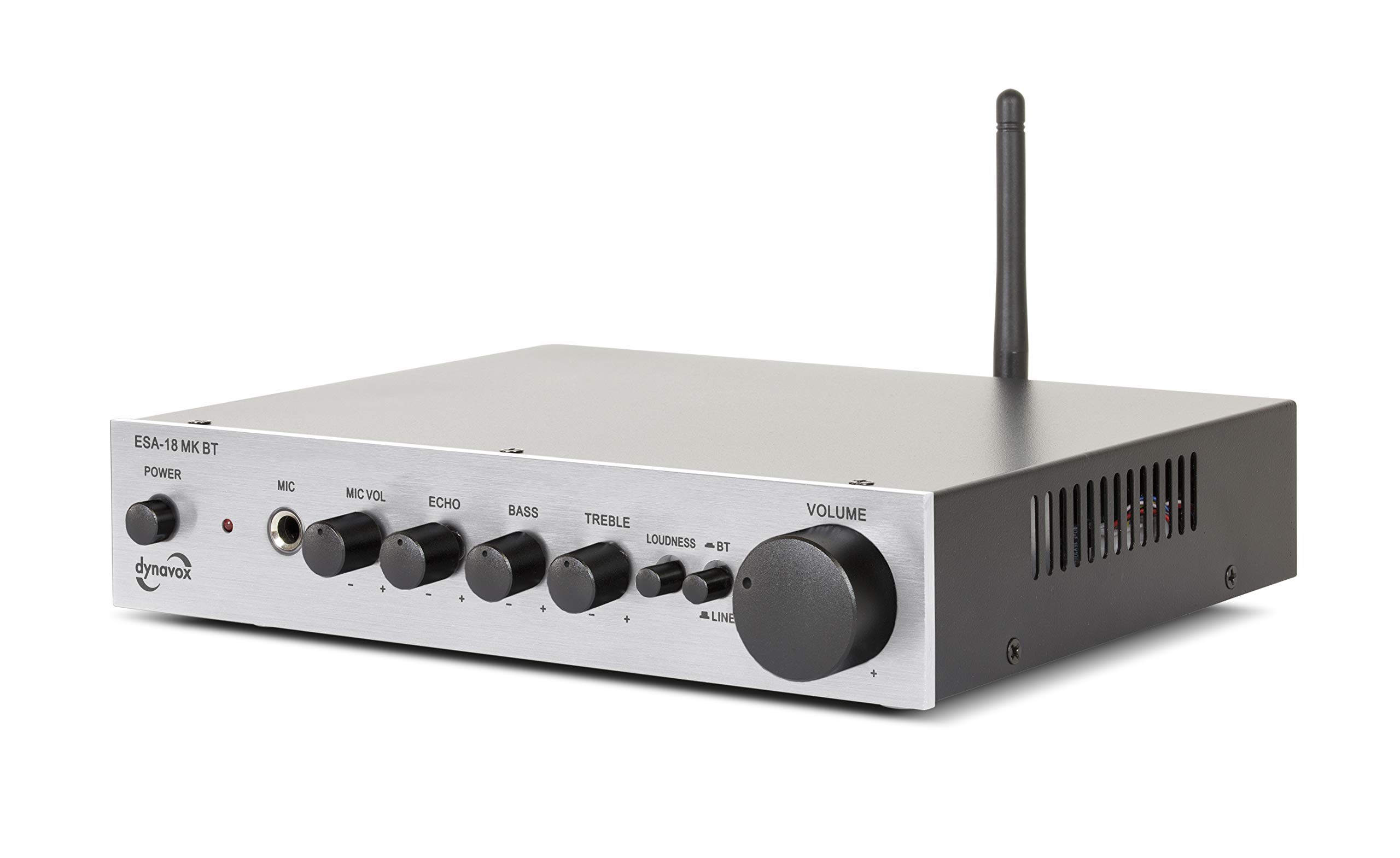 dynavox-esa-18-mk-bt-kompakt-stereo-verst-rker-2x75w-mit-bluetooth-silber image 1