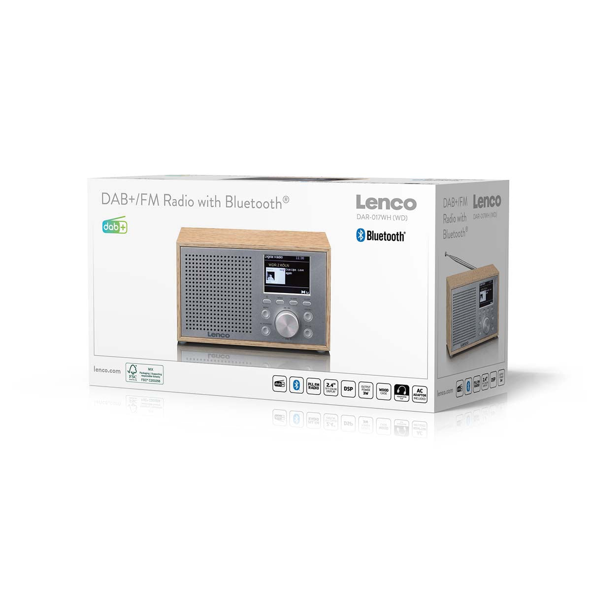 lenco-dar-017wh-dab-fm-tischradio-bluetooth-holz-eiche image 8