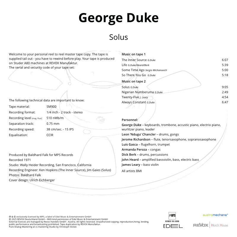revox-george-duke-solus-master-tape-equalization-tape-size image 5