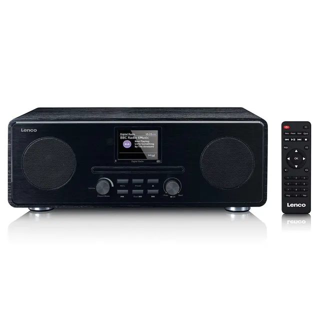 lenco-dar-061bk-dab-fm-radio-mit-cd-spieler-und-bluetooth-schwarz image 1