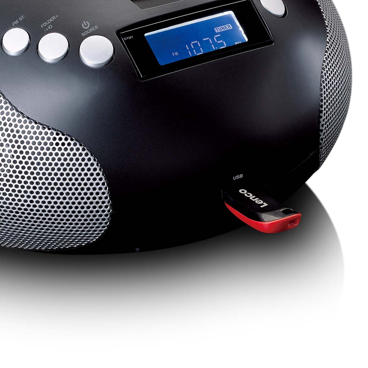 lenco-scd-331bk-tragbarer-radio-cd-player-mit-usb-und-bluetooth-schwarz image 7