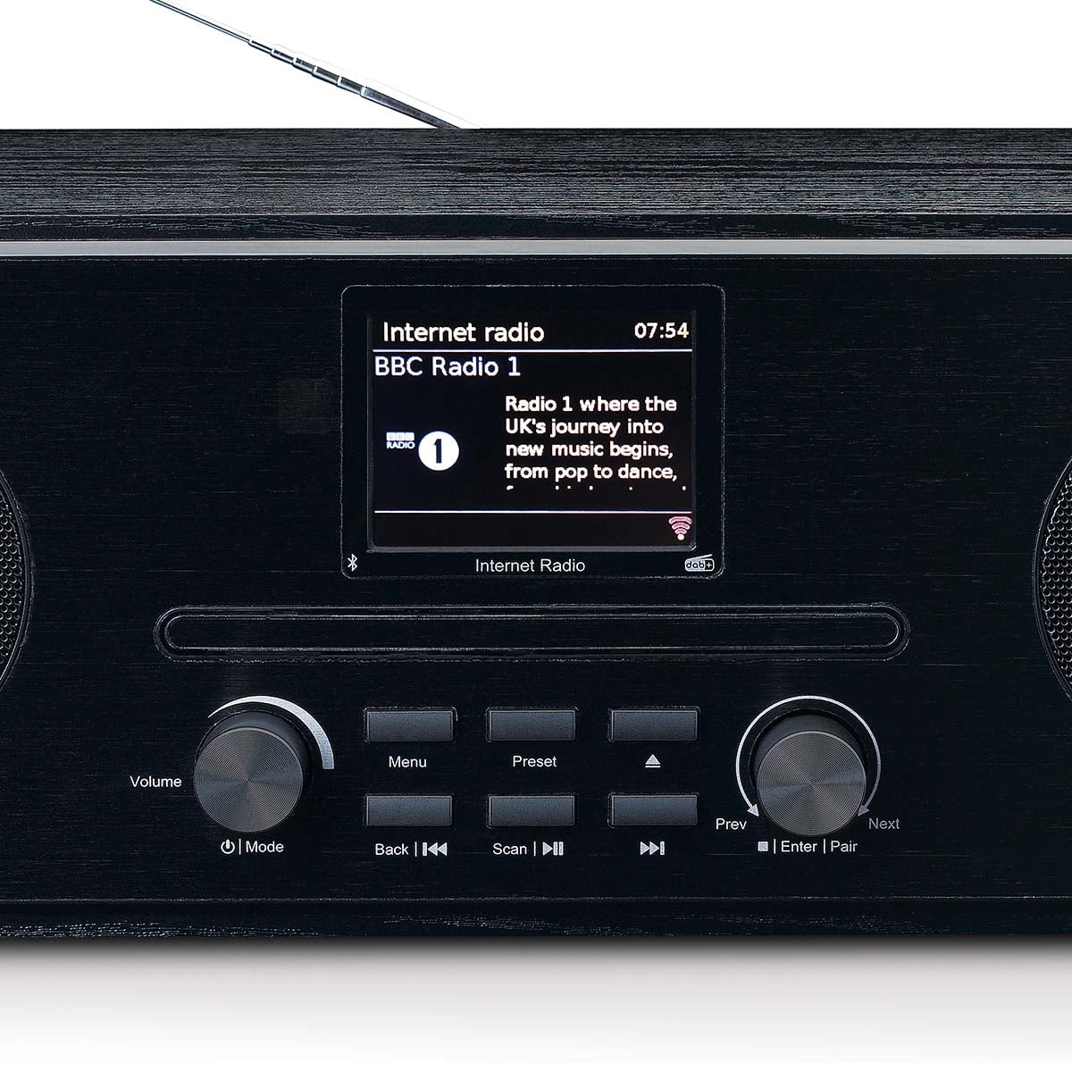 lenco-dir-260bk-internet-dab-fm-radio-mit-cd-player-und-bluetooth-schwarz image 8