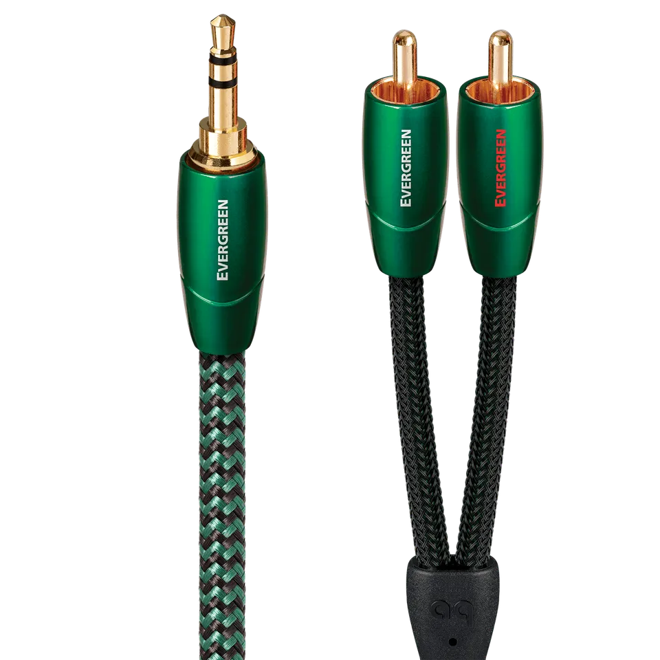 audioquest-evergreen-3-5-mm-mini-auf-rca-analoges-audiokabel-1-m image 1