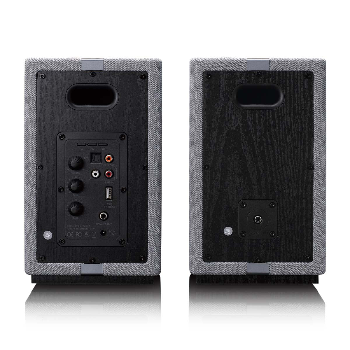 lenco-spb-240bkgy-hifi-stereo-bluetooth-lautsprecher-set-2-tlg-schwarz-grau image 5