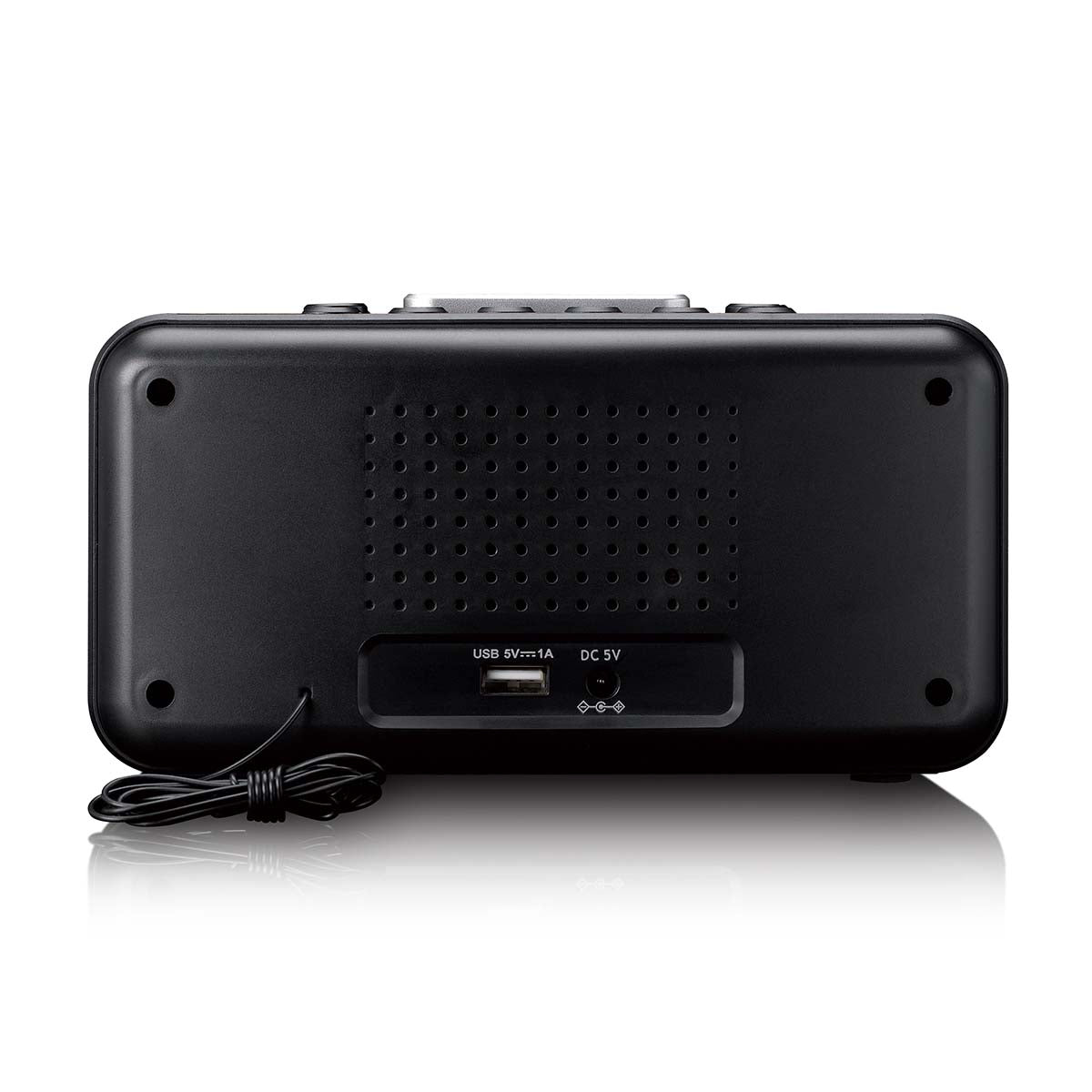 lenco-cr-28bk-uhrenradio-mit-led-display-dimmer-und-nachtlicht-schwarz image 4