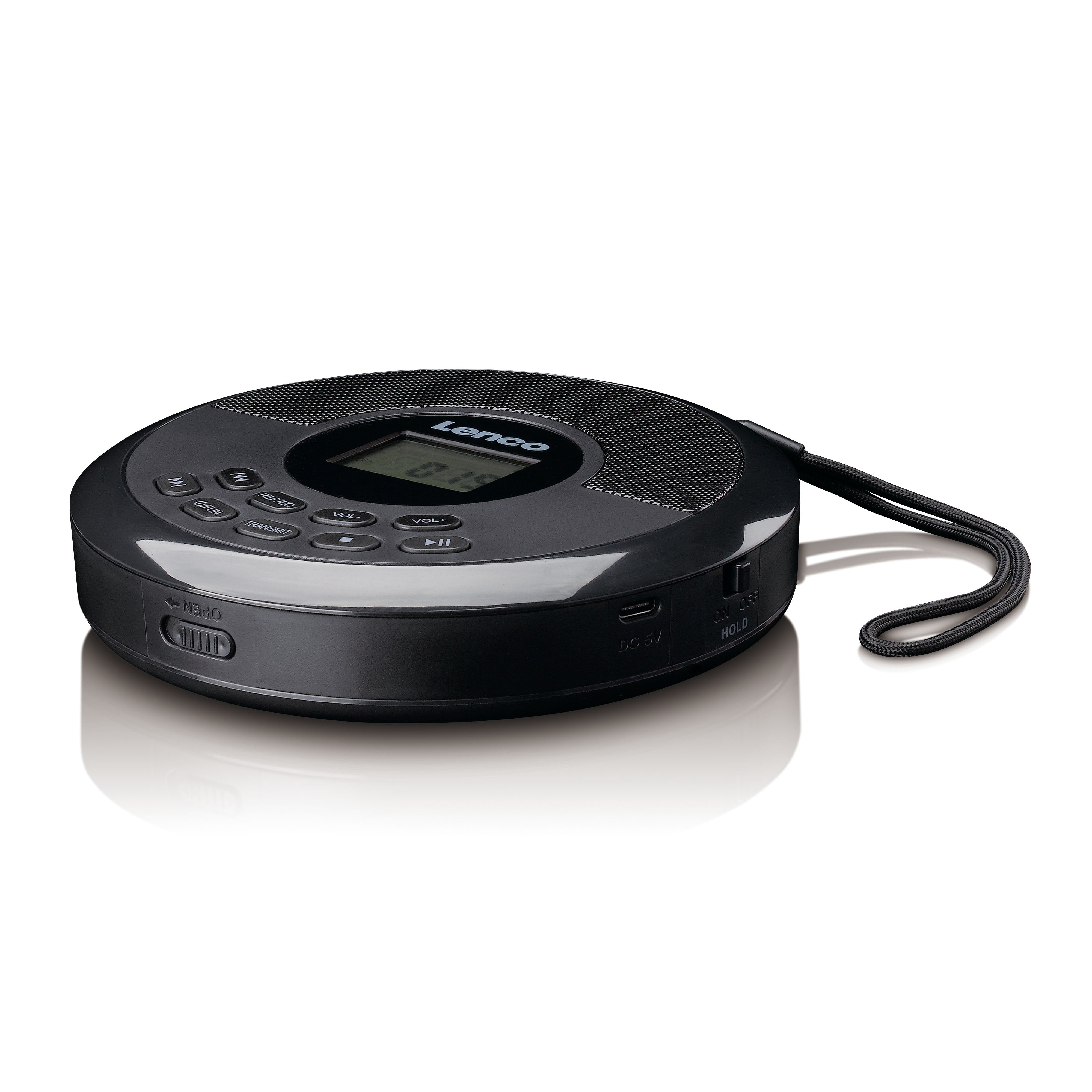 lenco-cd-340bk-tragbarer-cd-mp3-player-mit-bluetooth-und-lautsprechern-schwarz image 6