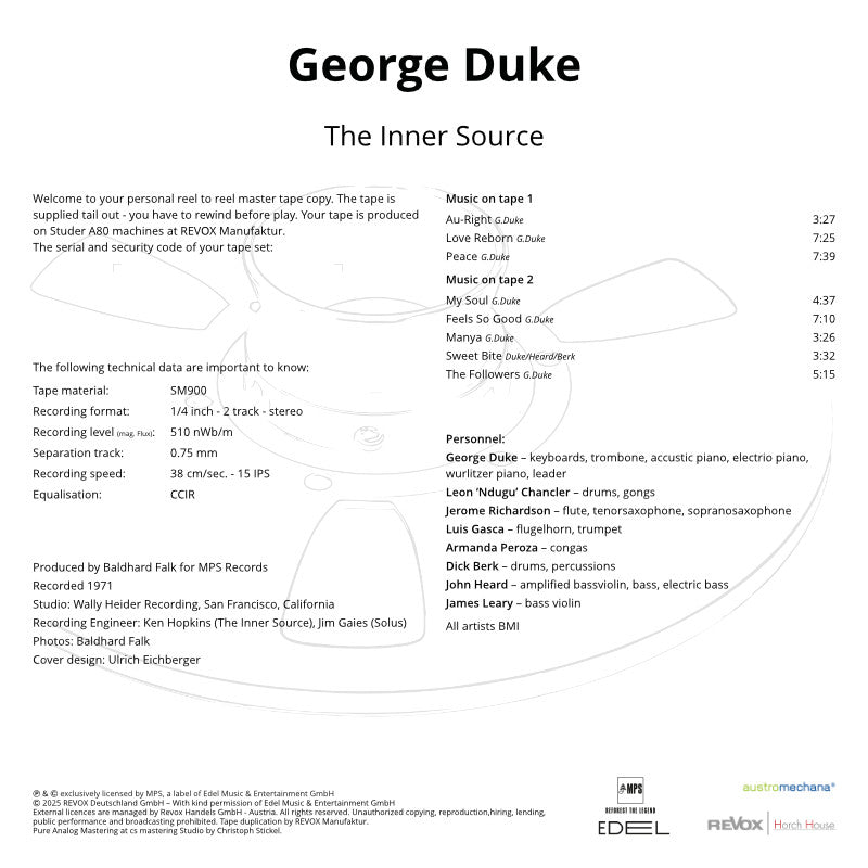 revox-george-duke-the-inner-source-master-tape-b77 image 5
