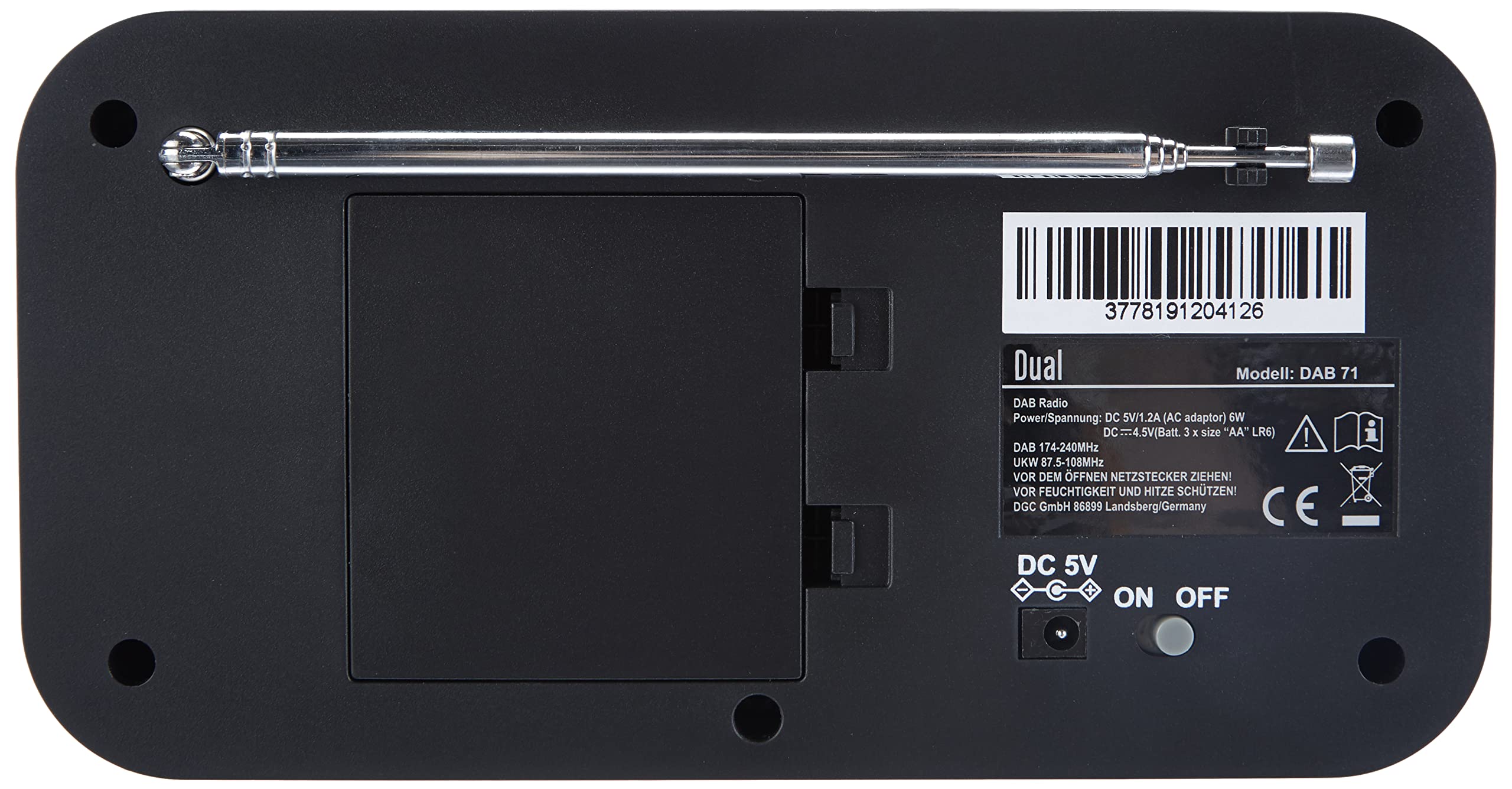 dual-dab-71-portables-digitalradio-mit-dab-und-ukw-schwarz image 4