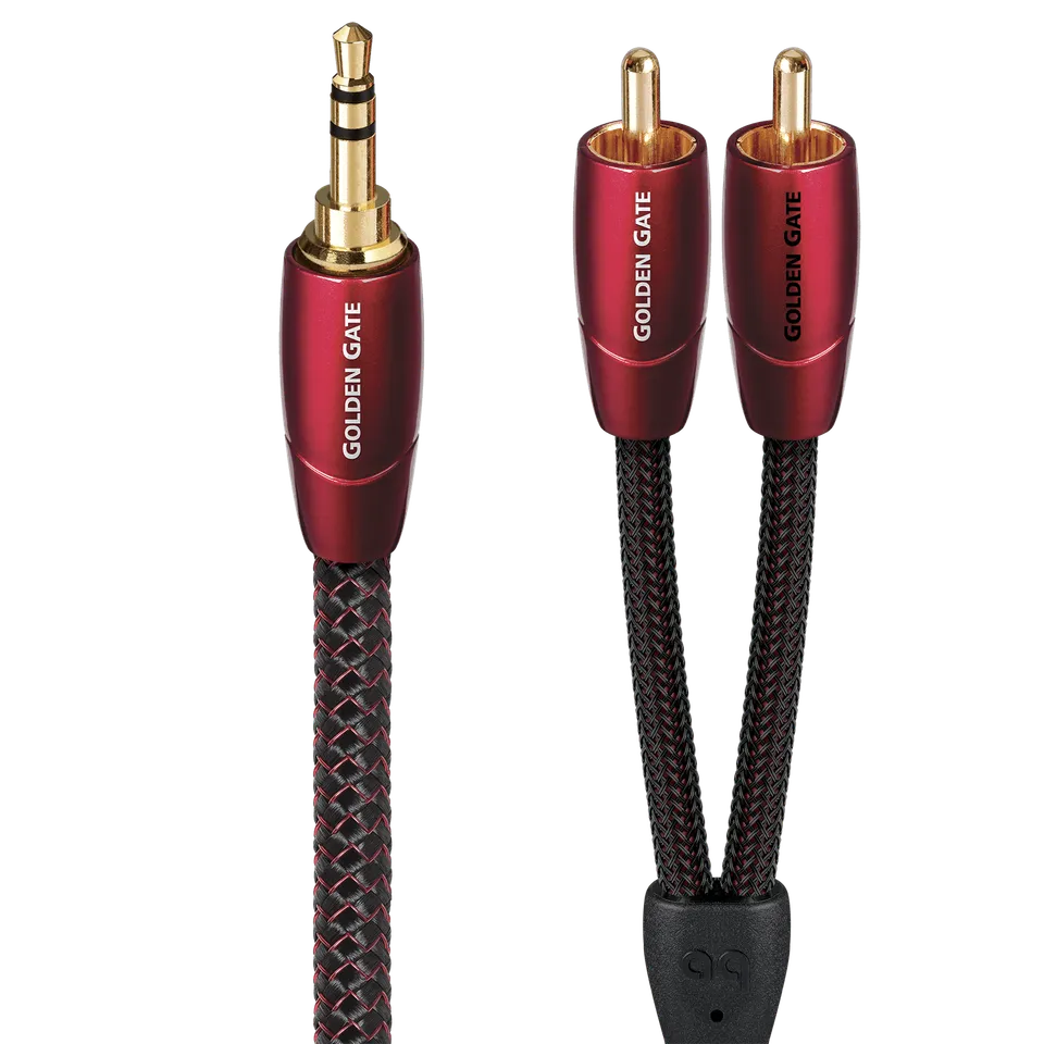 audioquest-golden-gate-3-5-mm-mini-auf-rca-kabel-perfect-surface-copper-0-6-m image 1