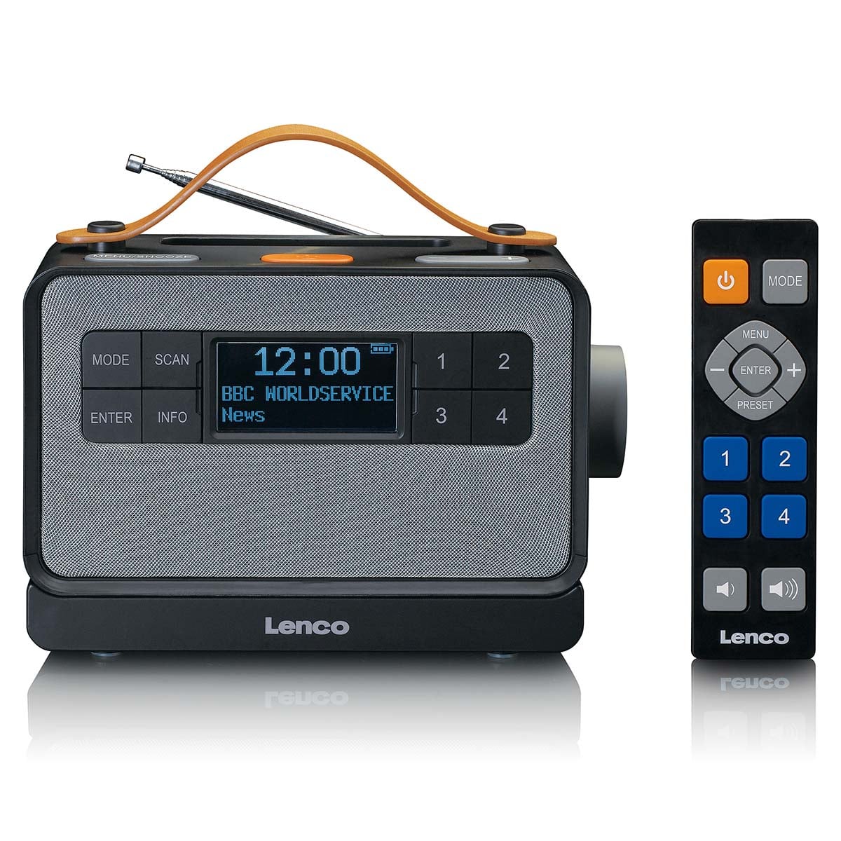 lenco-pdr-065bk-tragbares-dab-fm-radio-mit-bluetooth-und-easy-mode-schwarz image 2