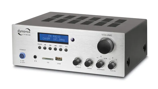 dynavox-vt-80-mk-stereo-kompakt-verst-rker-160-watt-bt-usb-sd-fm-radio-silber image 1