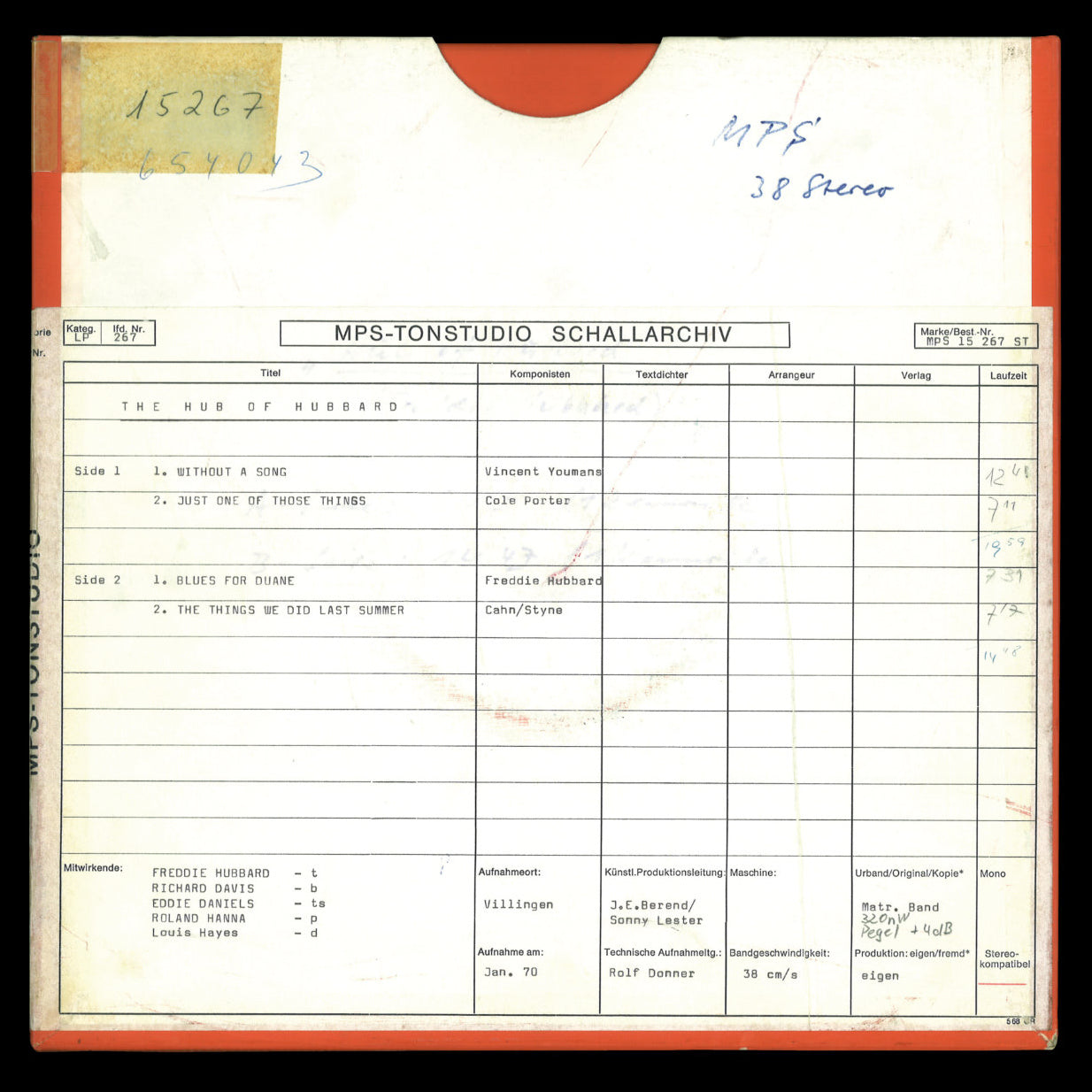 revox-freddie-hubbard-the-hub-of-hubbard-master-tape-b77-serie image 6