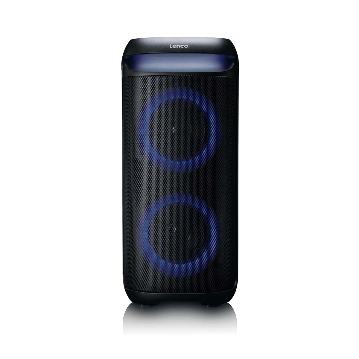 lenco-pa-210bk-bluetooth-party-lautsprecher-mit-led-lichteffekten-100w-tws-usb-1 image 2