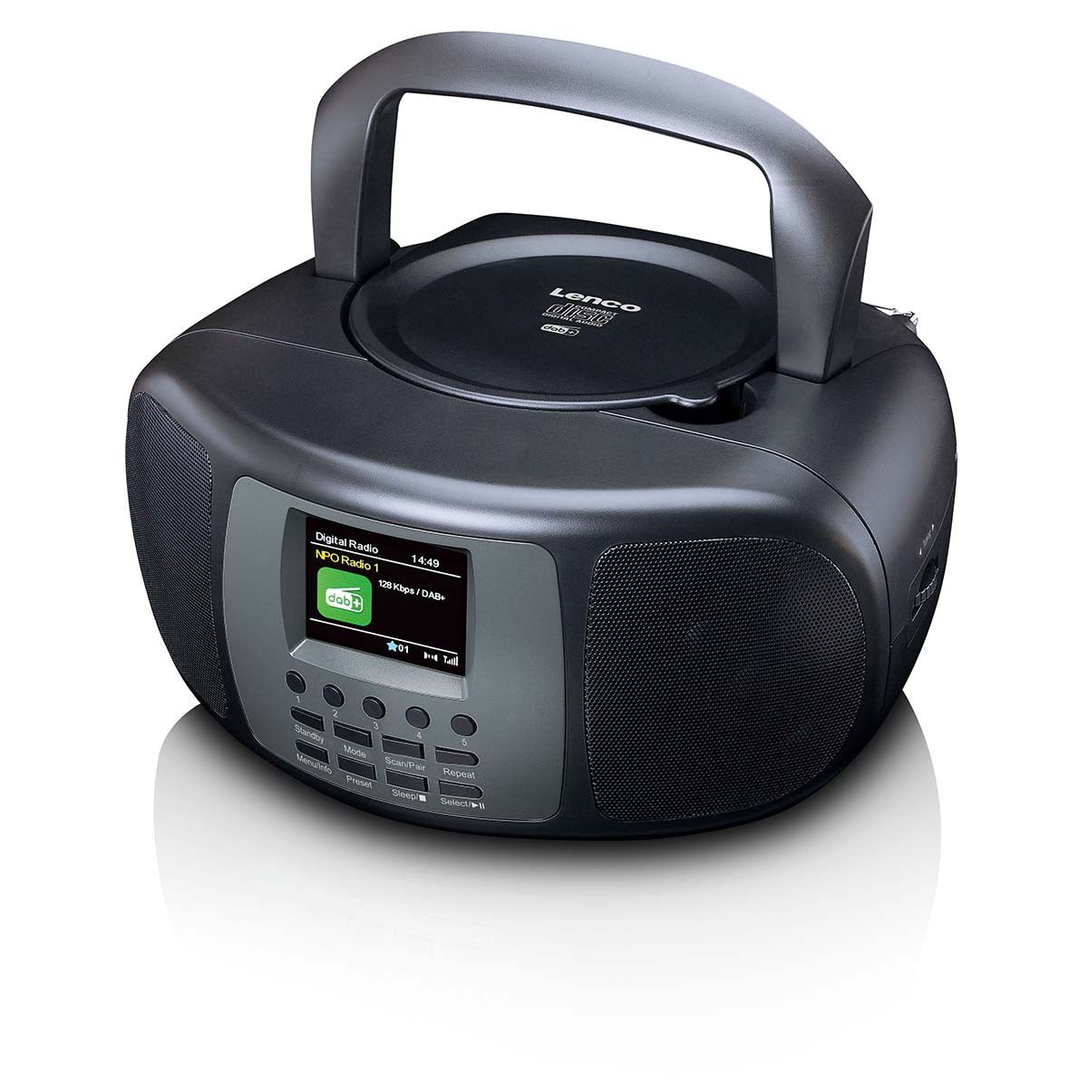 lenco-scd-860bk-tragbares-dab-fm-radio-mit-bluetooth-und-cd-schwarz image 5
