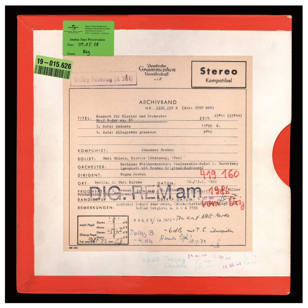 revox-johannes-brahms-klavierkonzert-nr-2-master-tape-b77 image 6