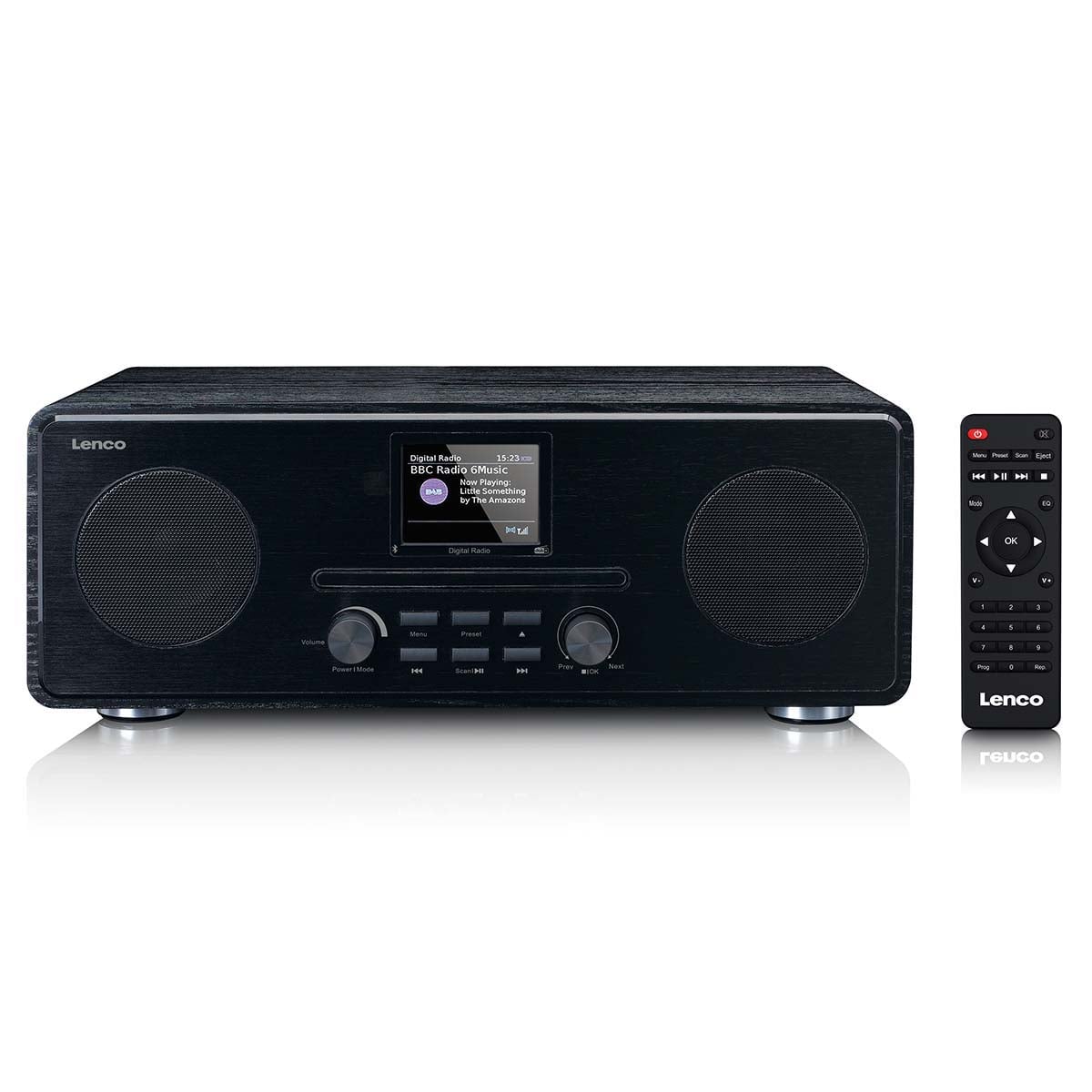 lenco-dar-061bk-dab-fm-radio-mit-cd-spieler-und-bluetooth-schwarz image 1