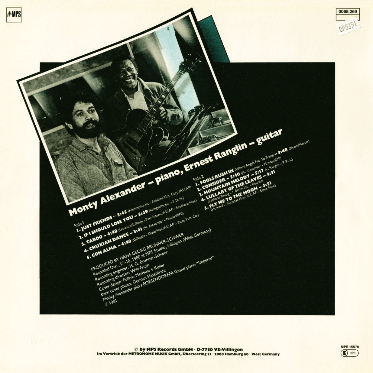 revox-monty-alexander-ernest-ranglin-untitled-master-tape-b77-serie image 2