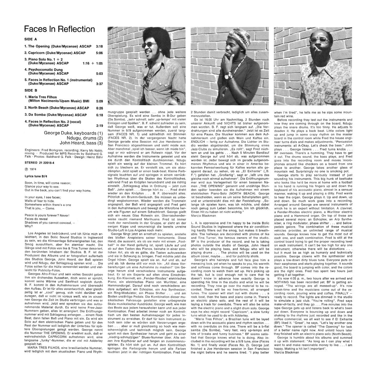 revox-george-duke-faces-in-reflection-master-tape-jazz-funk-1974 image 2