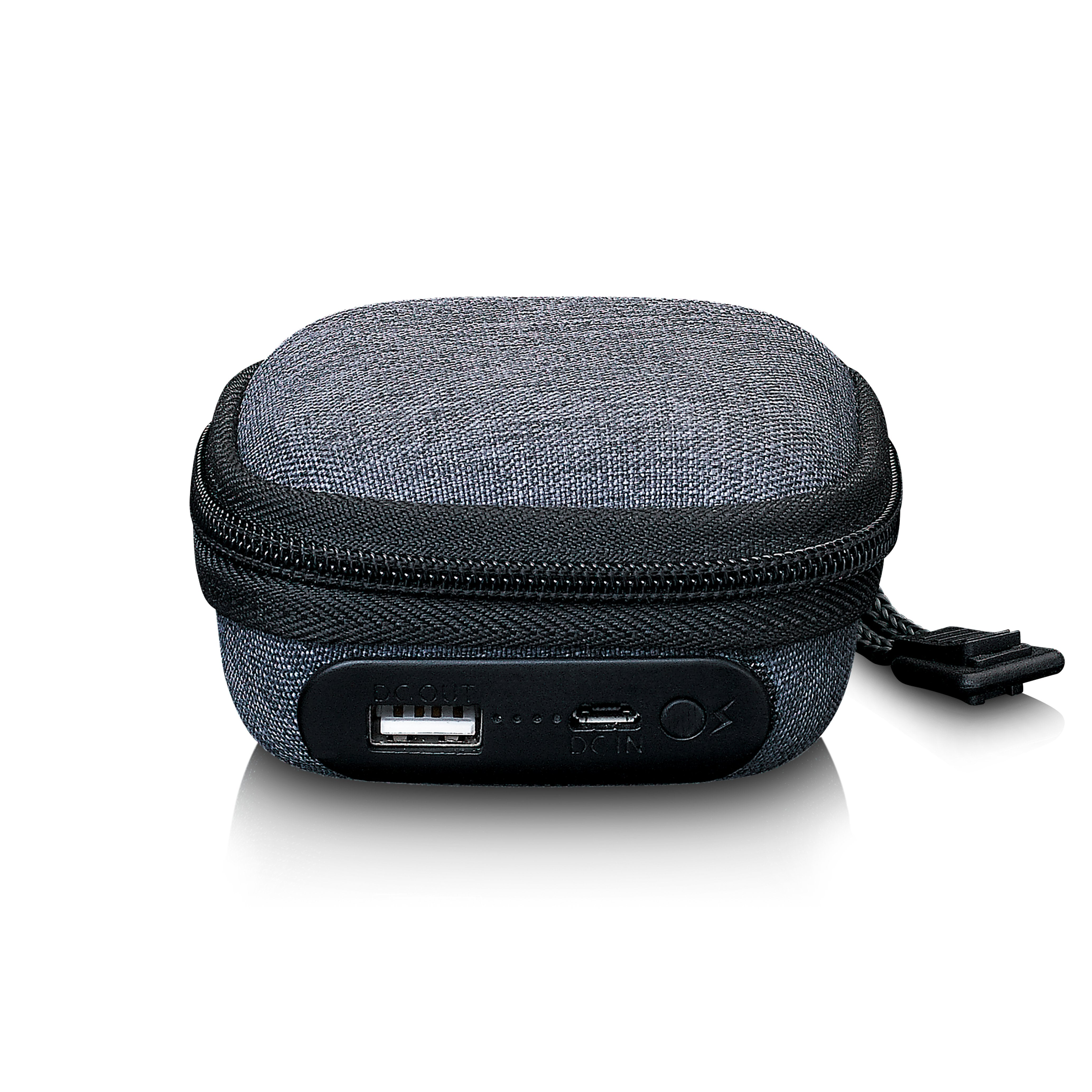 lenco-pbc-10gy-powerbank-case-1000-mah-f-r-ohrh-rer-grau image 1