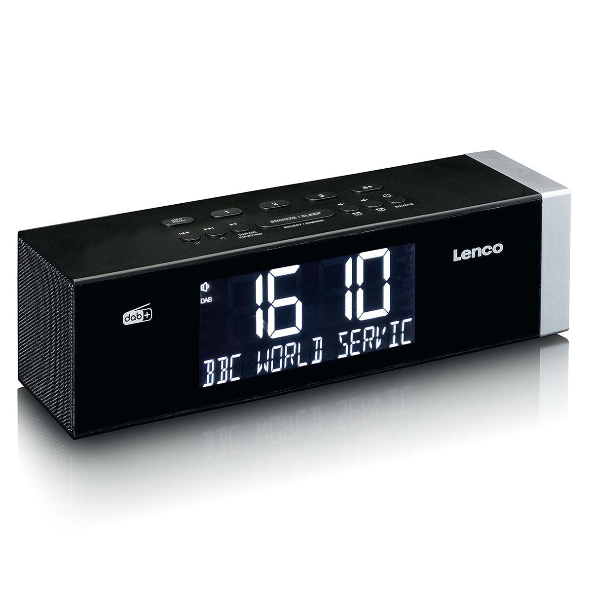 lenco-cr-640-stereo-dab-fm-wecker-radio-mit-bluetooth-usb-ladeport-und-aux-schwa image 6