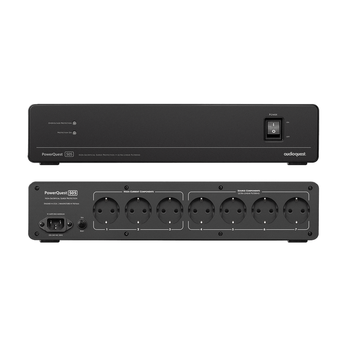 audioquest-powerquest-505-netzfilter-mit-pq-715-netzkabel-6-steckdosen-verbesser image 2
