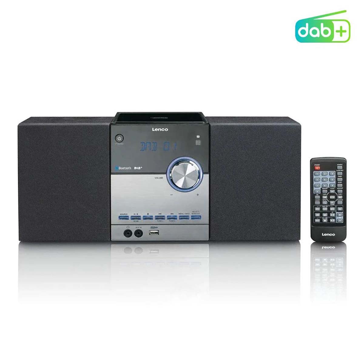 lenco-mc-150-stereoanlage-mit-dab-cd-und-bluetooth-schwarz image 2