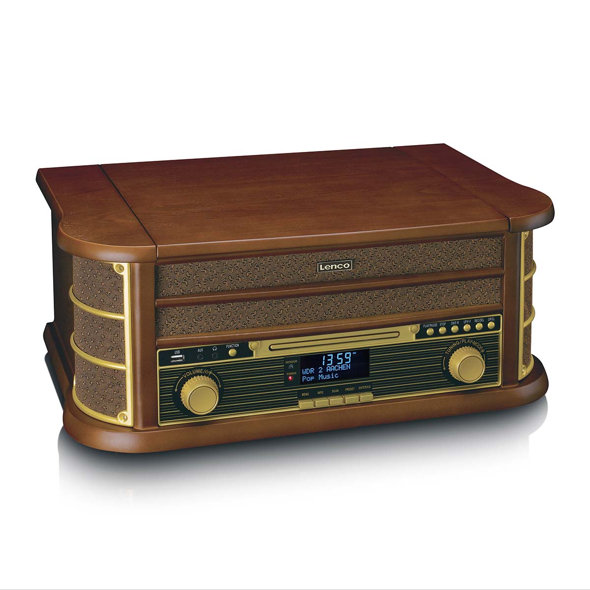 lenco-classic-phono-tcd-3571my-retro-musiksystem-mit-plattenspieler-bluetooth-da image 7