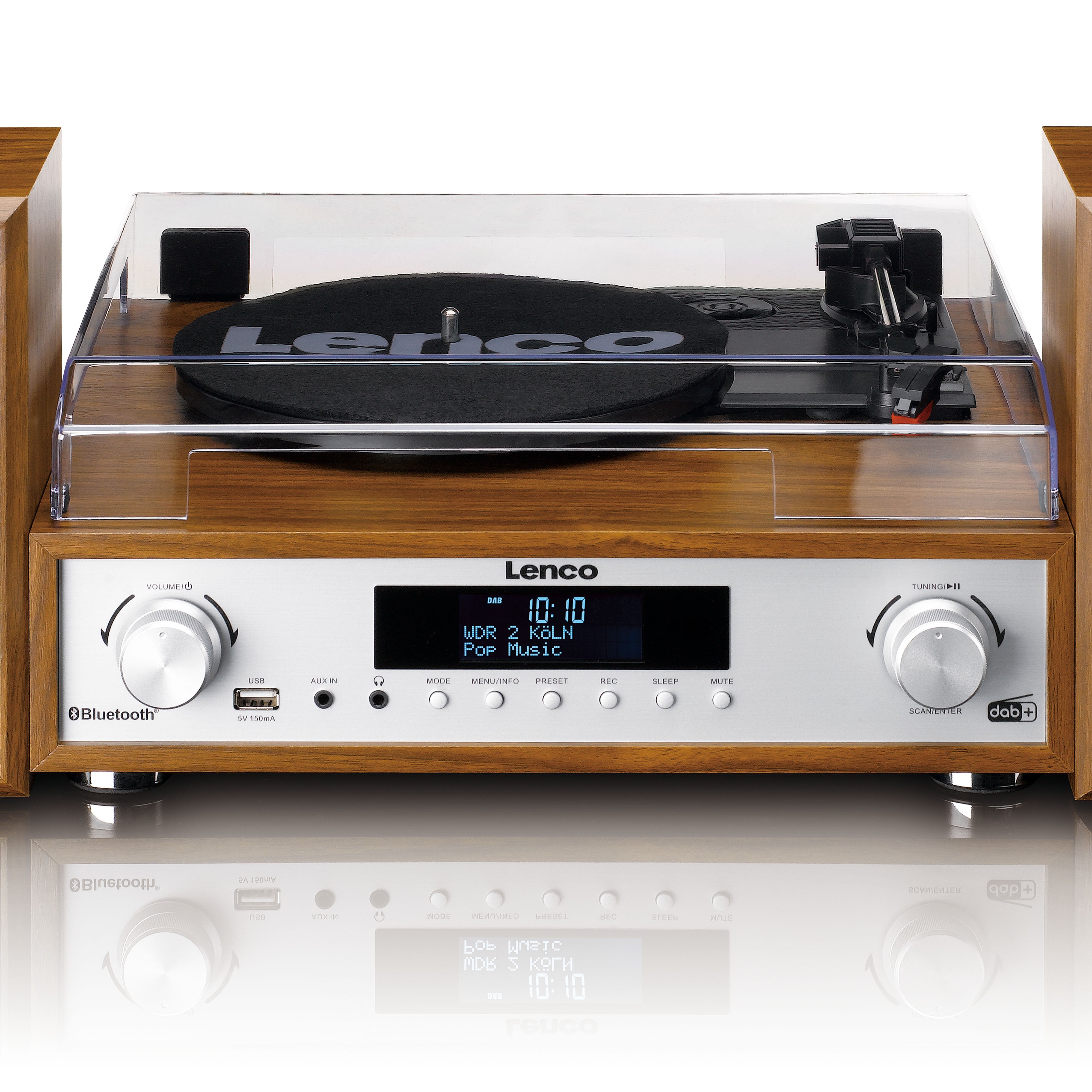 lenco-mc-160wd-hifi-stereoanlage-mit-plattenspieler-dab-fm-und-bluetooth-holz image 8