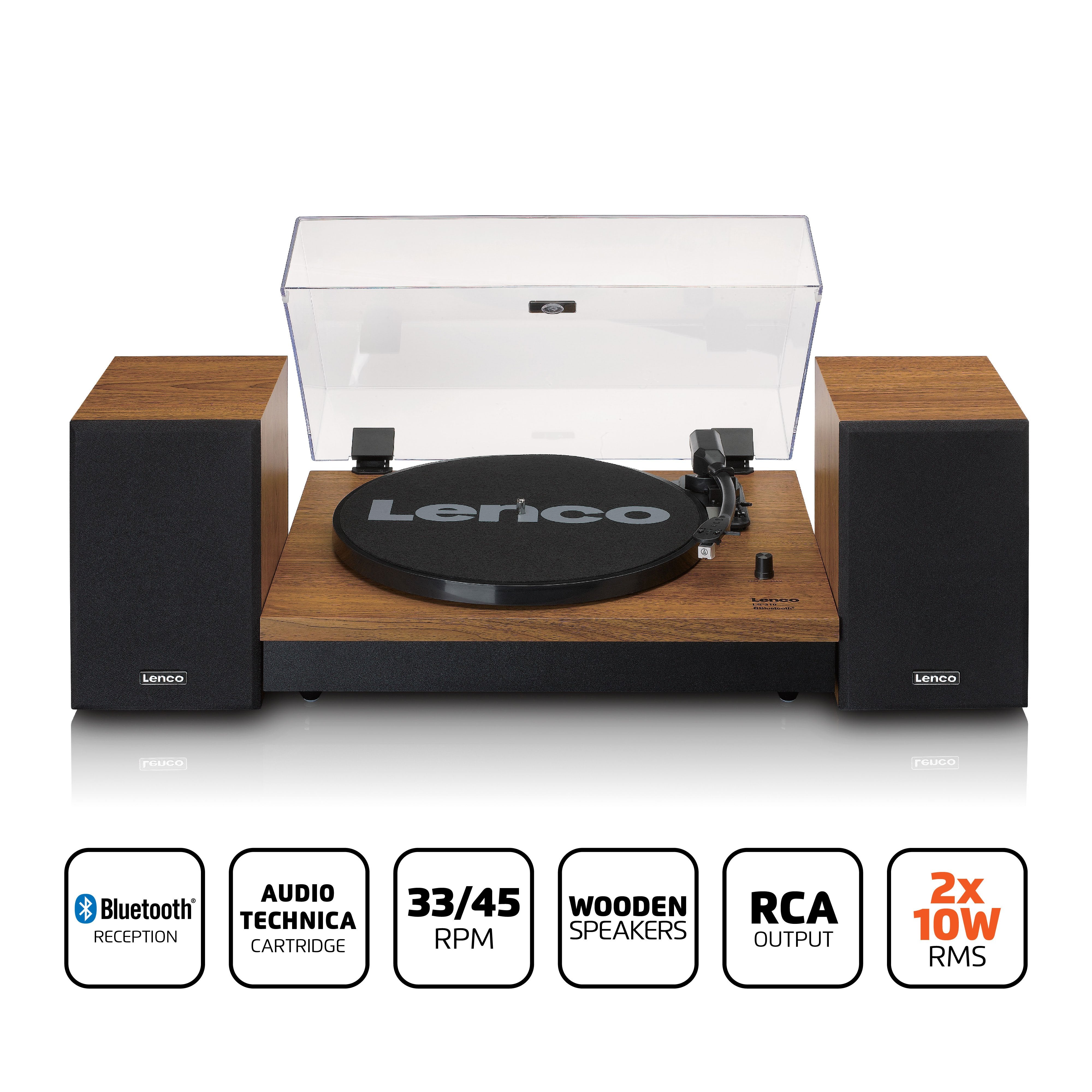lenco-ls-310wd-plattenspieler-mit-bluetooth-und-2-externen-lautsprechern-holz image 8
