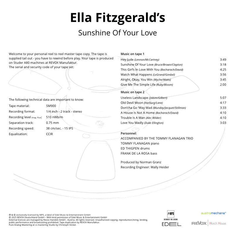 revox-b77-master-tape-ella-fitzgerald-sunshine-of-your-love image 4